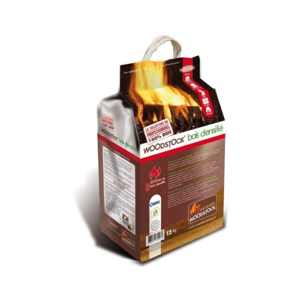 Tasche 8 verdichtete Holzscheite