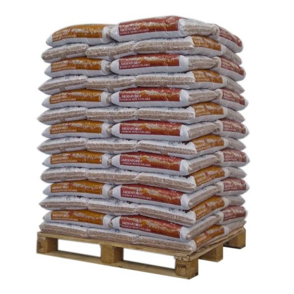 Ardenforest Pellets – Palette mit 70 Säcken à 15 kg