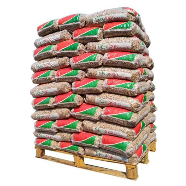 Ecofogo Pellet - Palette mit 66 Säcken à 15 kg